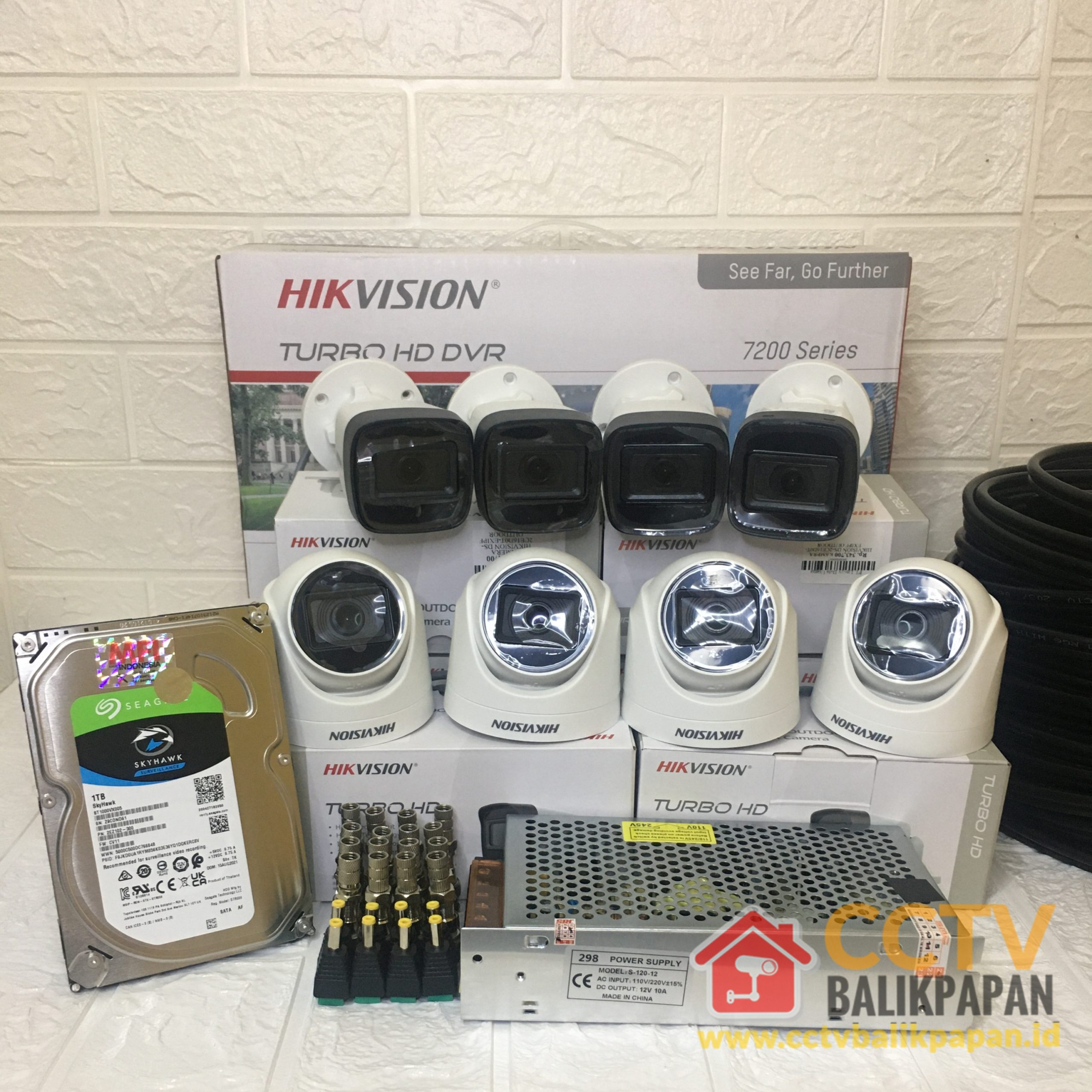 Paket cctv hikvision store 2mp